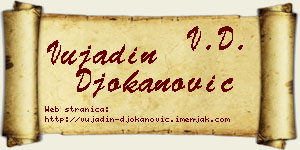 Vujadin Đokanović vizit kartica